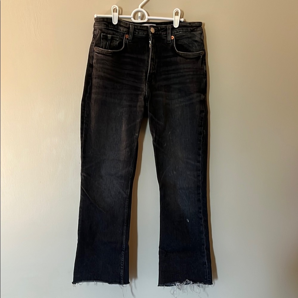 Zara Women's Straight Leg Dark Jeans
